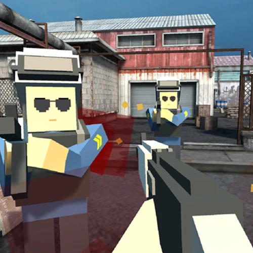 Пиксельная битва на фабрике 3D