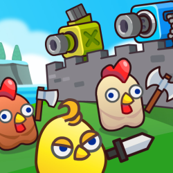 Merge Cannon: Chicken Defense  Объедини Пушки: Куриная Защита